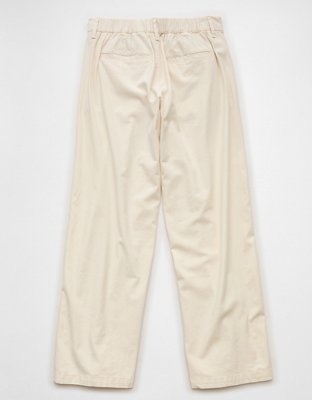 AE High-Waisted Linen-Blend Trouser