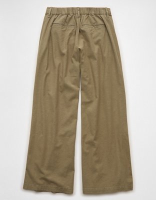 AE High-Waisted Linen-Blend Trouser