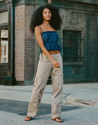 women's low rise dress pants Ladies Pant  DeMoulin Bros. and Co these low AE Low-Rise Cargo Pant |
