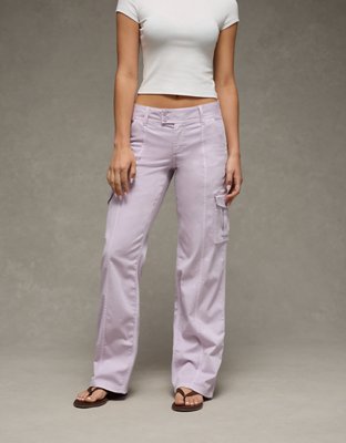 AE Low-Rise Cargo Pant — Classic Lilac by American Eagle