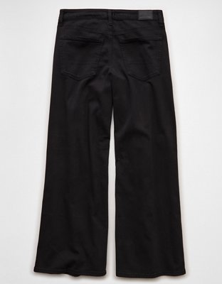 american eagle black dress pants WP Black Egyptian Cotton Shirt with American Eagle Logo Stone Work Han –  Waleed Peerzada main image 1