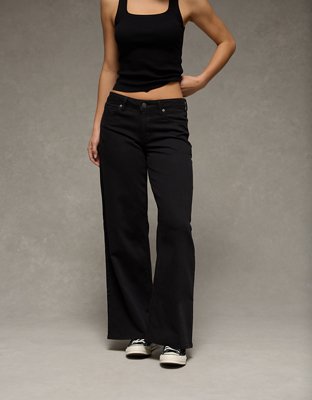 AE Dreamy Drape Stretch Low-Rise Ultra Wide-Leg Pant