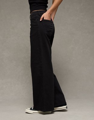 AE Dreamy Drape Stretch Low-Rise Ultra Wide-Leg Pant