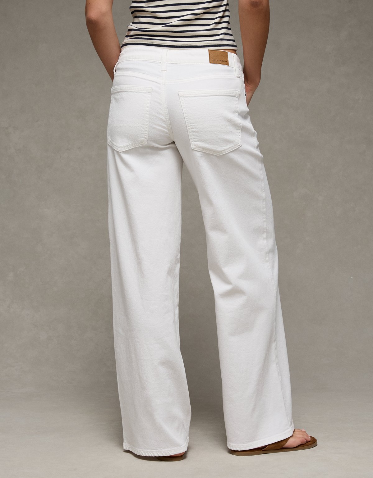 AE Dreamy Drape Stretch Low-Rise Ultra Wide-Leg Pant - image 2