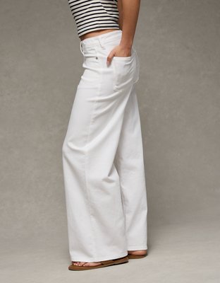 AE Dreamy Drape Stretch Low-Rise Ultra Wide-Leg Pant