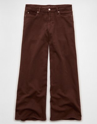 brown linen dress zara Airessentials Wide Leg Pant, Truffle Brown