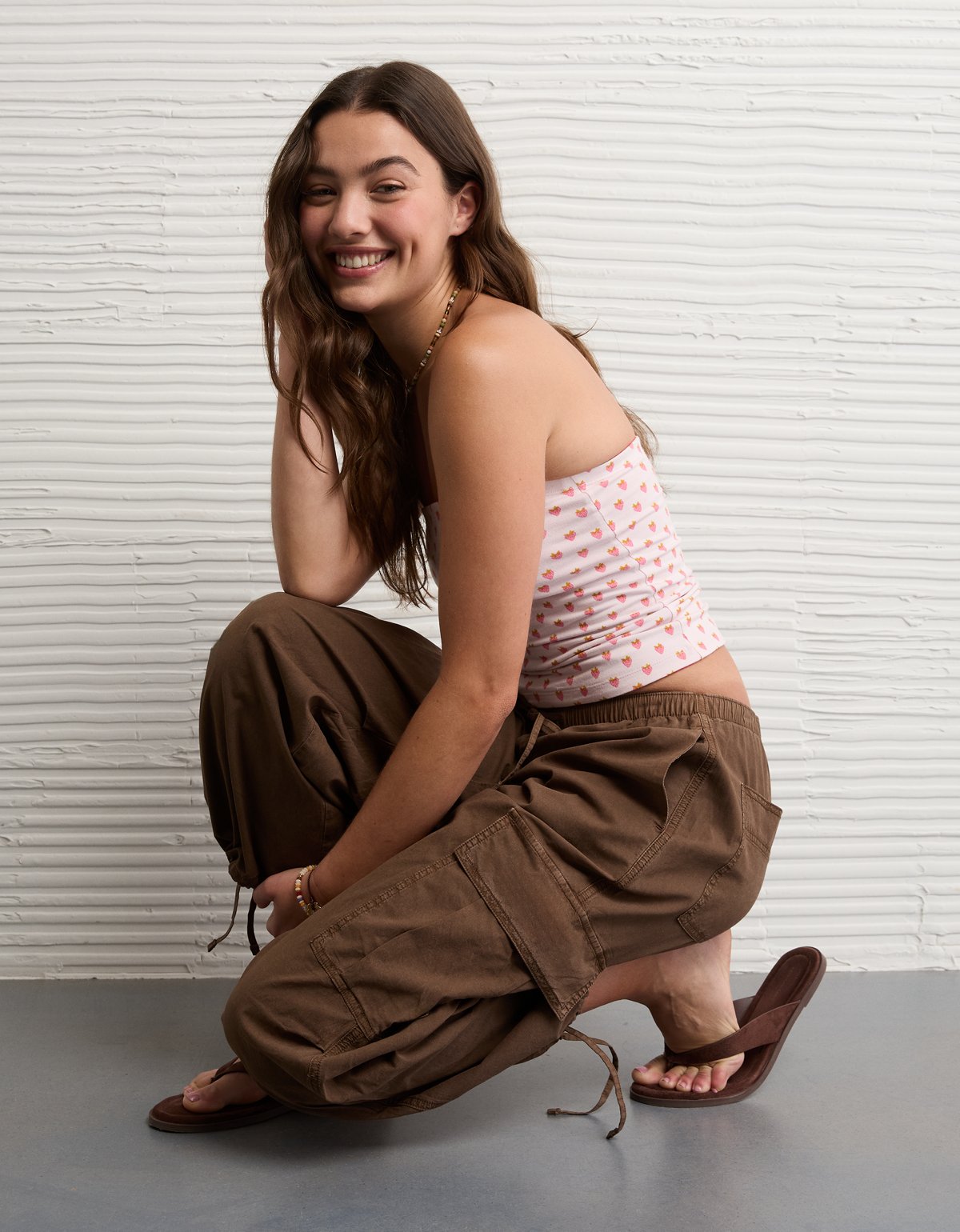AE Low-Rise Baggy Cargo Parachute Pant - image 2