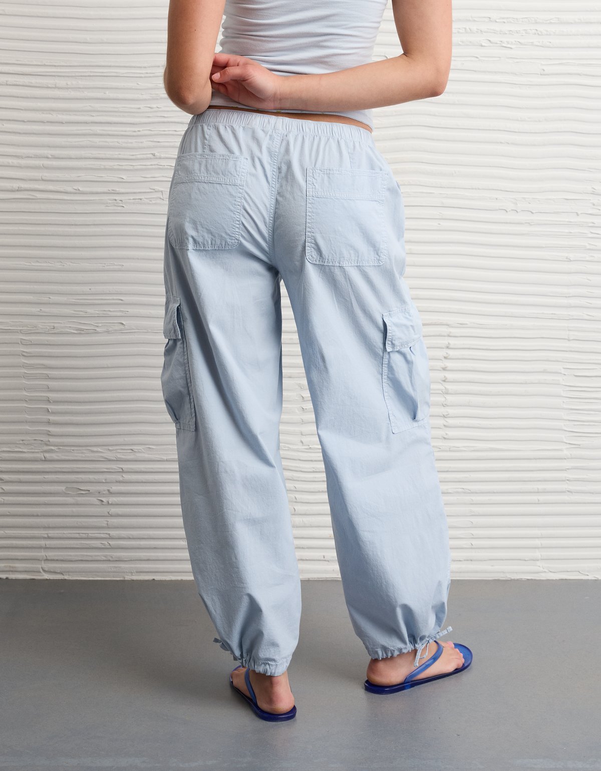 AE Low-Rise Baggy Cargo Parachute Pant - image 3