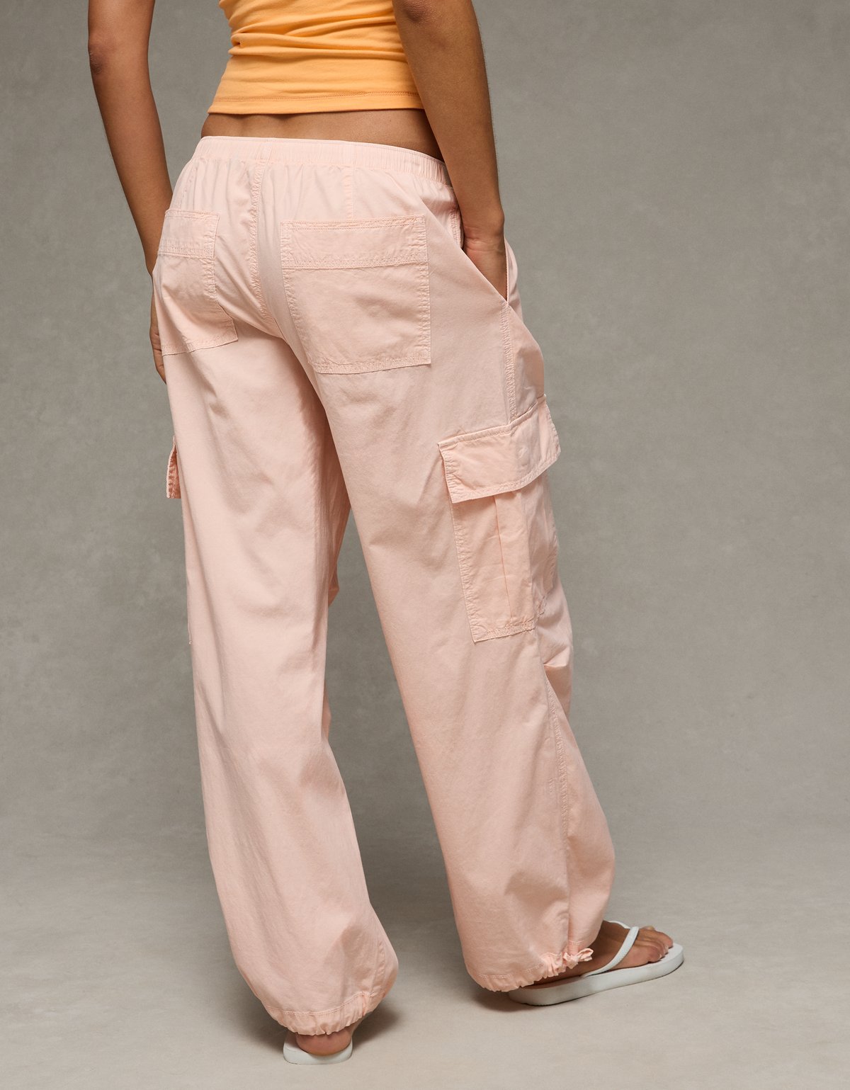 AE Low-Rise Baggy Cargo Parachute Pant - image 3