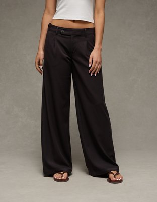 black low rise dress pants Motel Rocks Navida Trouser in Tailoring this low black low waist tuxedo pants