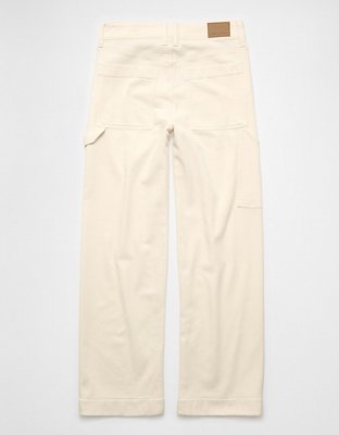AE Stretch Super High-Waisted Wide-Leg Cargo Pant