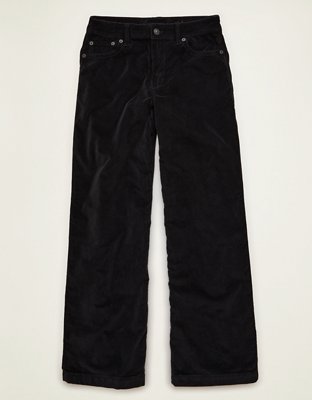 AE Corduroy Super High-Waisted Baggy Wide Leg Pant