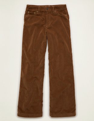 AE Corduroy Super High-Waisted Baggy Wide Leg Pant
