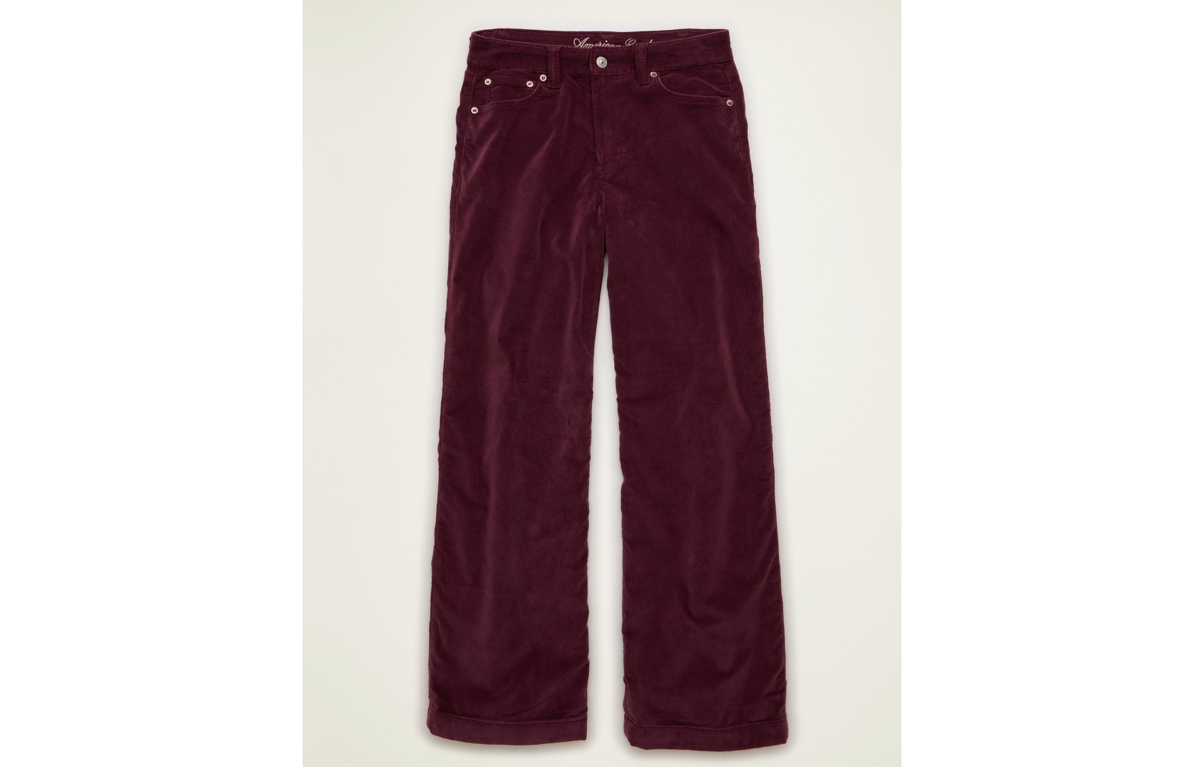 AE Corduroy Super High-Waisted Baggy Wide Leg Pant