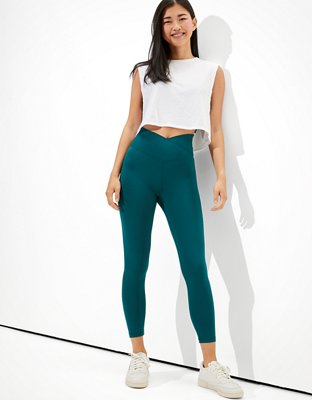 american eagle crossover high waisted leggings