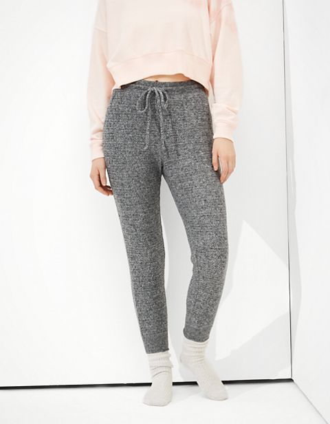 Женские брюки American Eagle AE Plush Waffle Slim Jogger