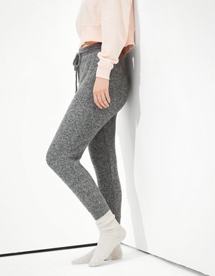 Женские брюки American Eagle AE Plush Waffle Slim Jogger — фото 4