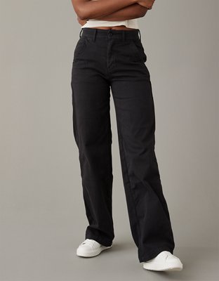 AE Stretch Super High-Waisted Baggy Wide-Leg Trouser