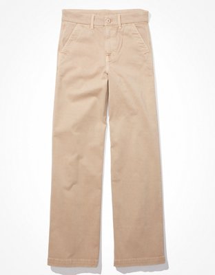 Женские брюки American Eagle AE Stretch Super High-Waisted Wide-Leg Trouser — фото 2