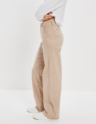 AE Stretch Super High-Waisted Wide-Leg Trouser