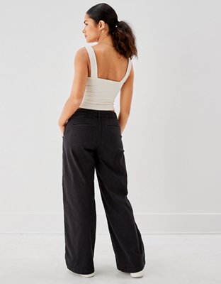 Женские джинсы American Eagle AE Stretch Low-Rise Baggy Wide-Leg Pant — фото 2