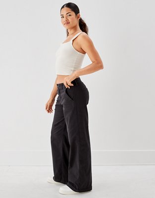 Женские джинсы American Eagle AE Stretch Low-Rise Baggy Wide-Leg Pant — фото 4