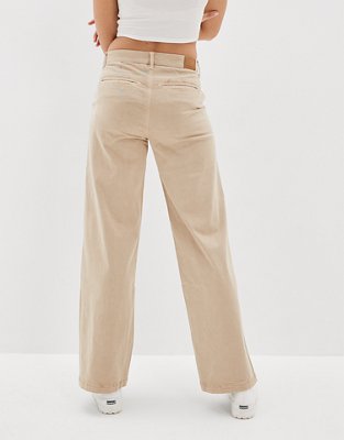 AE Stretch Low-Rise Baggy Wide-Leg Pant