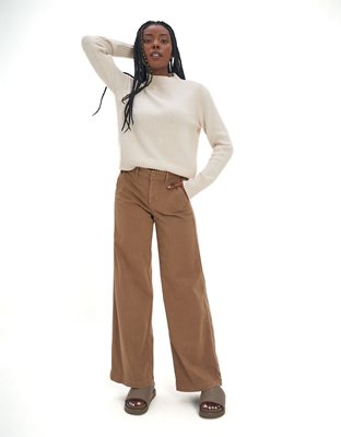 AE Stretch Low-Rise Baggy Wide-Leg Pant