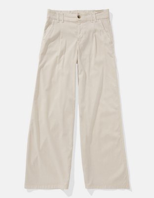 Женские брюки American Eagle AE Stretch Super High-Waisted Baggy Wide-Leg Trouser — фото 3