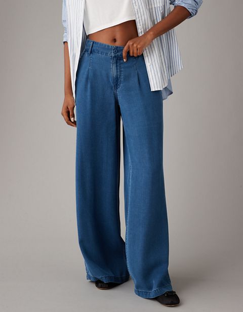 Женские брюки American Eagle AE Dreamy Drape Stretch High-Waisted Trouser