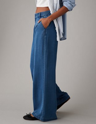 Женские брюки American Eagle AE Dreamy Drape Stretch High-Waisted Trouser — фото 4
