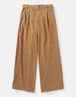 AE High-Waisted Linen-Blend Trouser