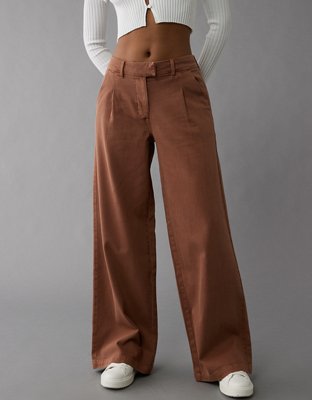 AE Dreamy Drape Stretch Poppy Trouser