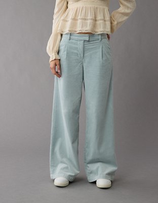 AE Stretch Corduroy High-Waisted Wide-Leg Trouser