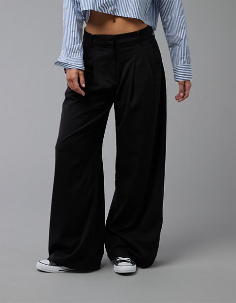 Женские брюки American Eagle AE Stretch Extreme Wide-Leg Poppy Trouser