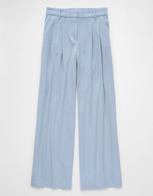 AE Trouser Stretch Wide-Leg Extremo con Encaje Poppy