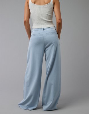 AE Trouser Stretch Wide-Leg Extremo con Encaje Poppy