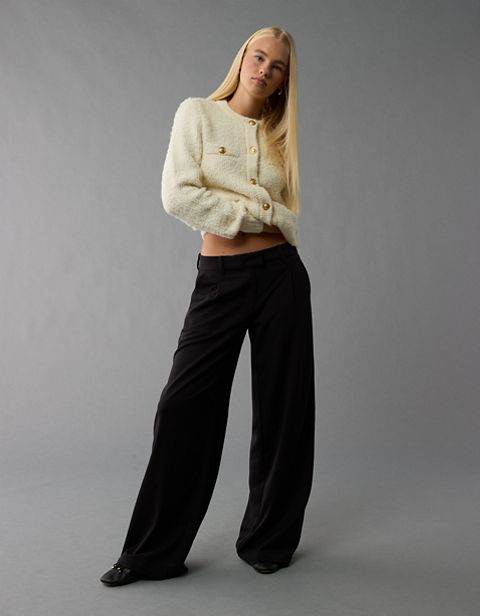 Женские брюки American Eagle AE Stretch Low-Rise Poppy Trouser