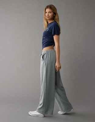 Pantalon à taille basse à ceinture élastique pavot AE