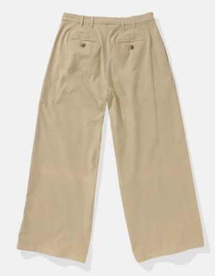 AE Stretch Super High-Waisted Ultra Wide-Leg Ankle Trouser