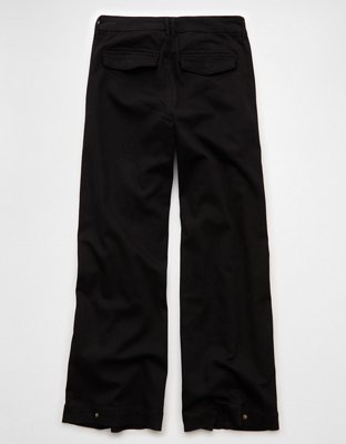 AE Stretch Low-Rise Ultra Wide-Leg Convertible Trouser