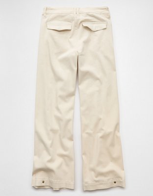 AE Stretch Low-Rise Ultra Wide-Leg Convertible Trouser