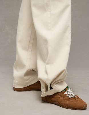 AE Stretch Mid-Rise Ultra Wide-Leg Convertible Trouser