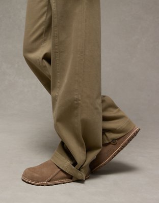 AE Stretch Mid-Rise Ultra Wide-Leg Convertible Trouser