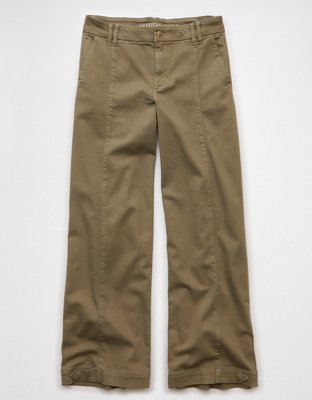 AE Stretch Low-Rise Ultra Wide-Leg Convertible Trouser