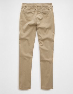 high waisted khaki dress pants Alloy Apparel Tall Julia Dressy Skinny Pants for Women in Khaki Size Small main image 0
