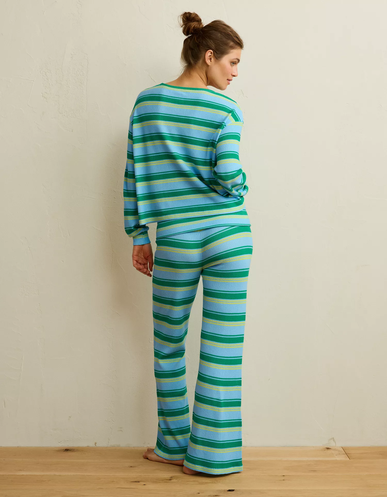 AE Luxe Plush Waffle Foldover Pant - thumbnail 2