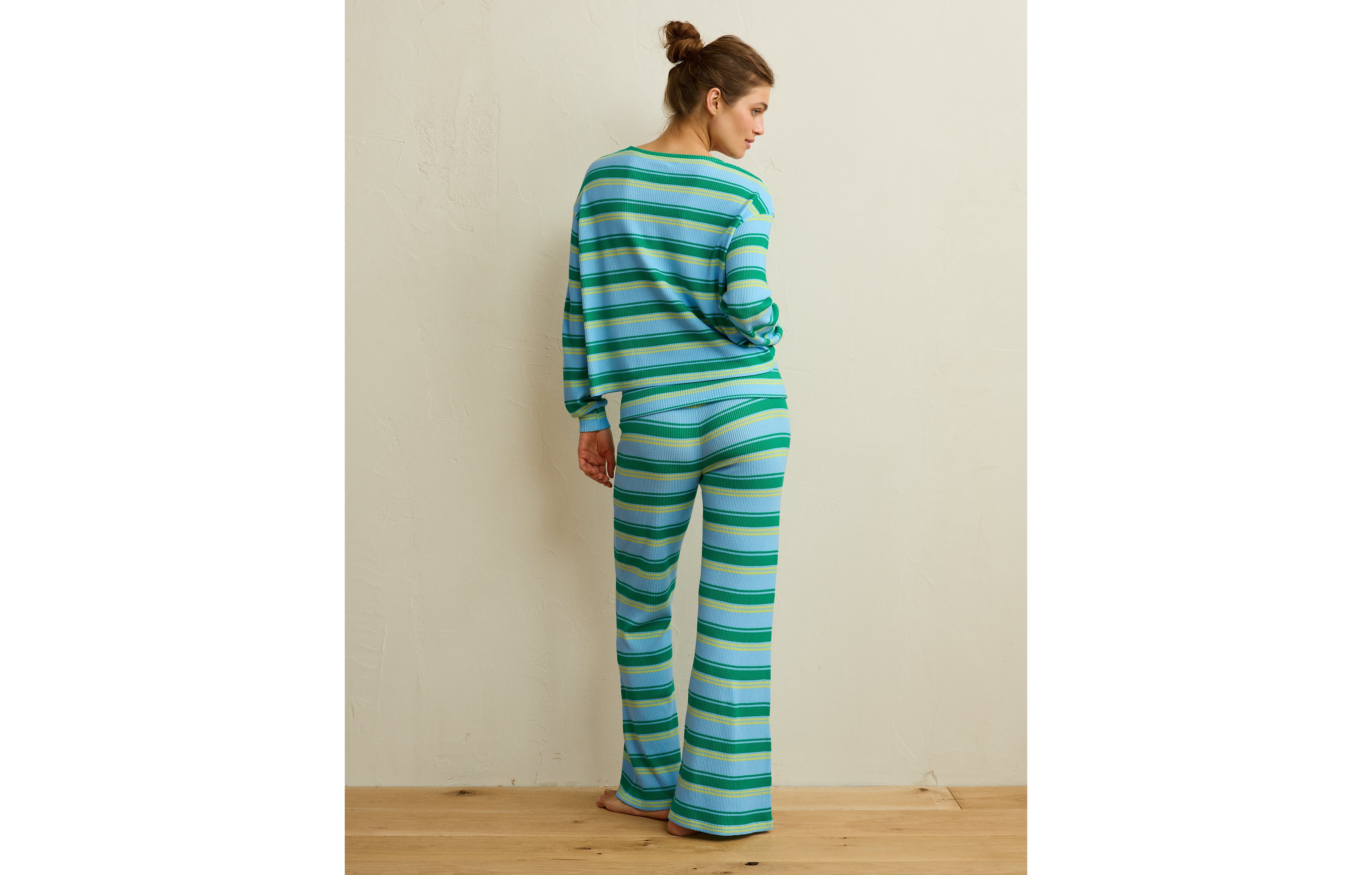 AE Luxe Plush Waffle Foldover Pant