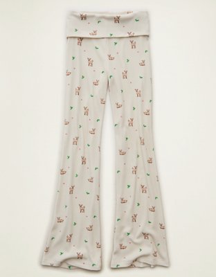 AE Luxe Plush Waffle Foldover Pant