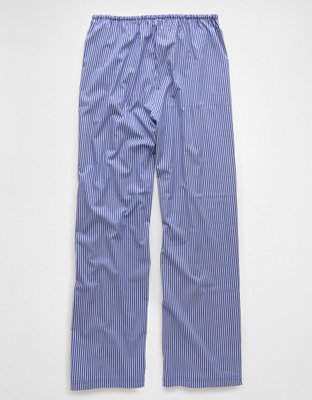 Pantalon de pyjama tissé à jambe large pour femmes AE